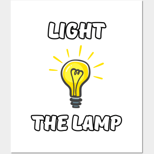 light the lamp Posters and Art